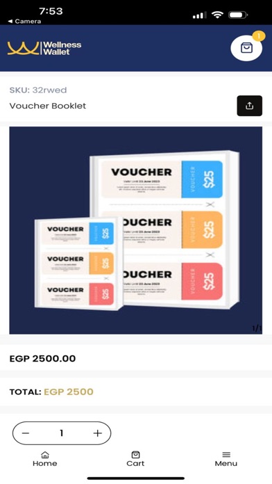 Wellness Wallet EG Screenshot