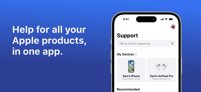 ‎Apple Support Screenshot