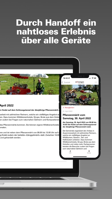 Gemeinde Münsingen Screenshot