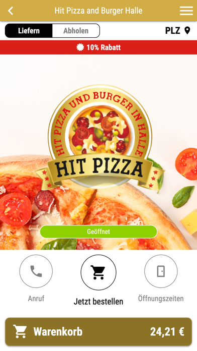 Hit Pizza and Burger Halle Screenshot