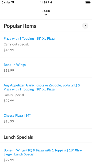 Sal's NY Slice Pizzeria Screenshot