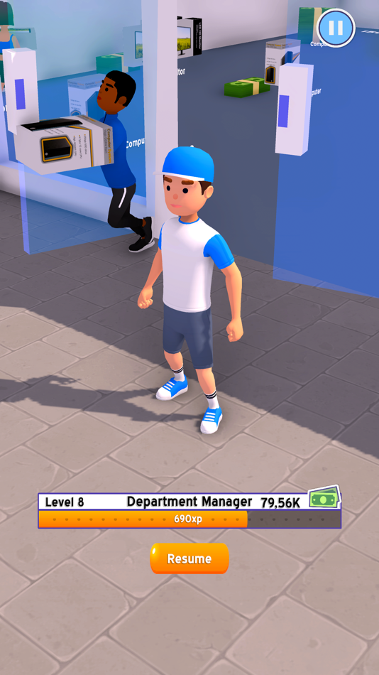 #9. Tech Store Tycoon (iOS) 由: Dumbbell Games Yazilim Anonim Sirketi
