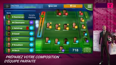 Screenshot #3 pour Pro 11 - Football Manager game