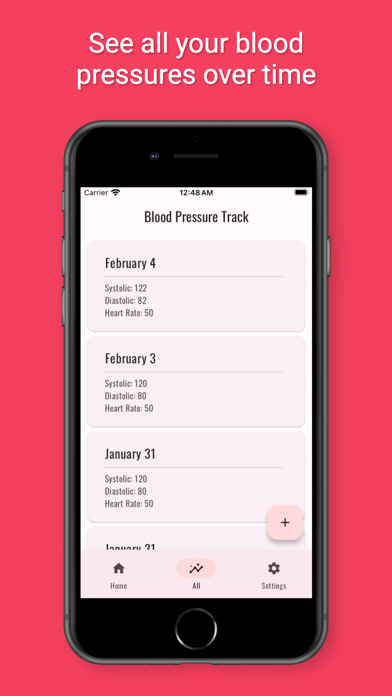 BloodPressureTrack Screenshot