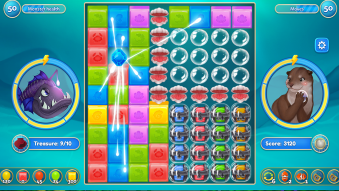 Match Treasures Puzzle Games