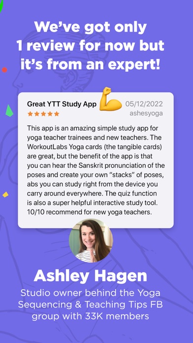Yoga Poses Study for Training Screenshot