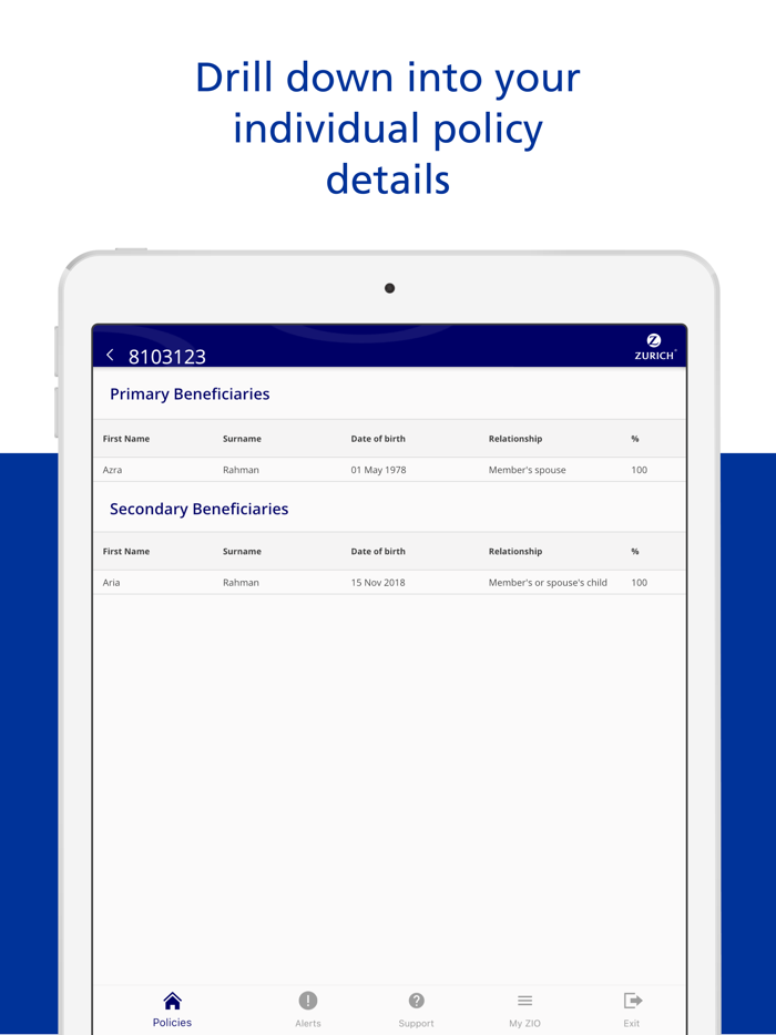 Zurich ZIO Members App