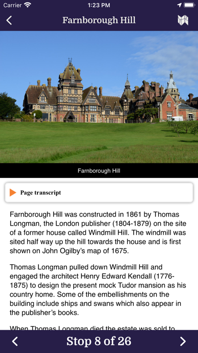 Farnborough Heritage Trails Screenshot