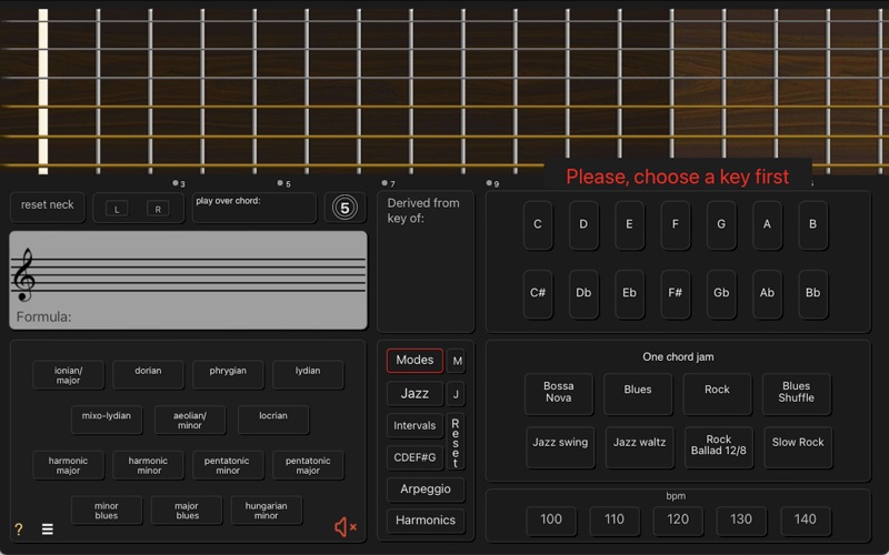 Screenshot #1 pour Guitar Scales in Colour