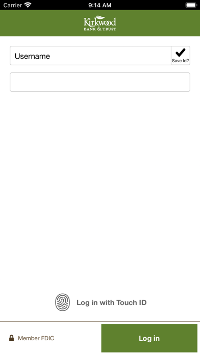 Kirkwood Bank & Trust Business Screenshot