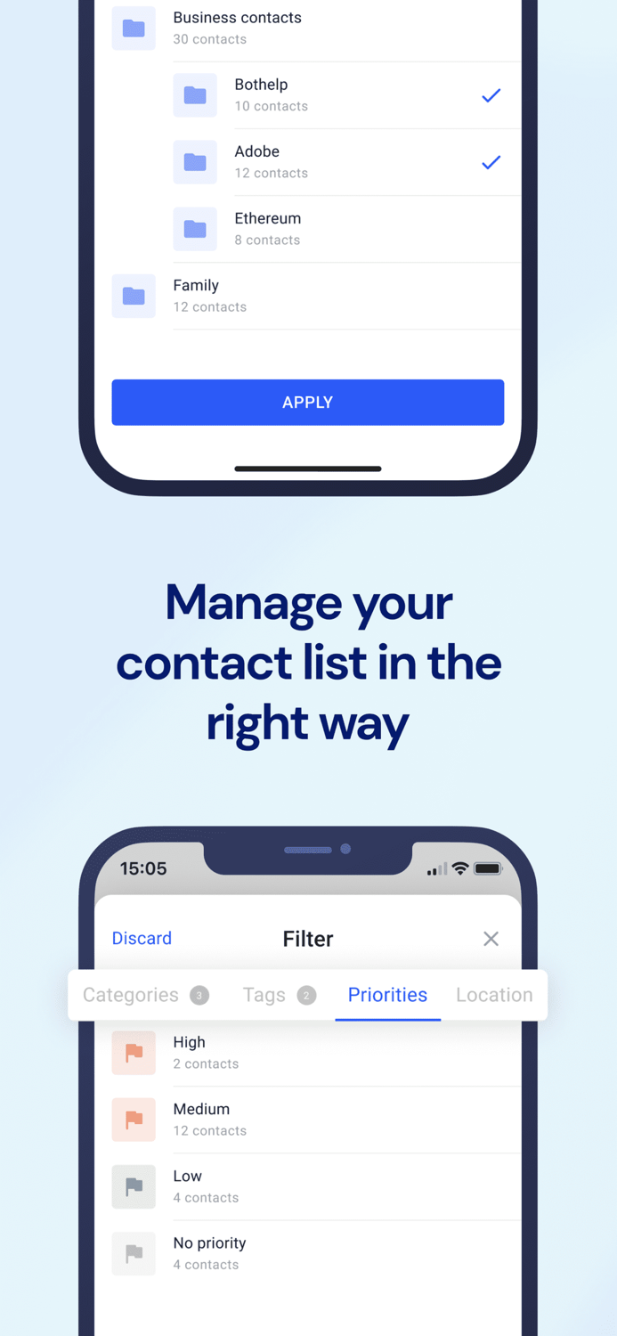 Ordemio - Personal CRM