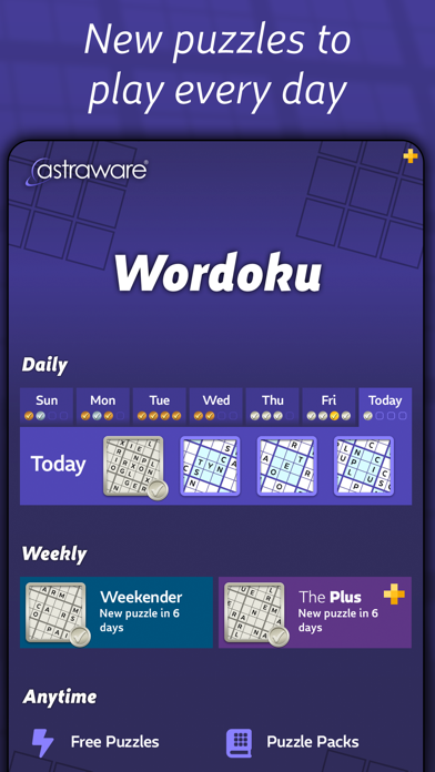 Astraware Wordoku Screenshot