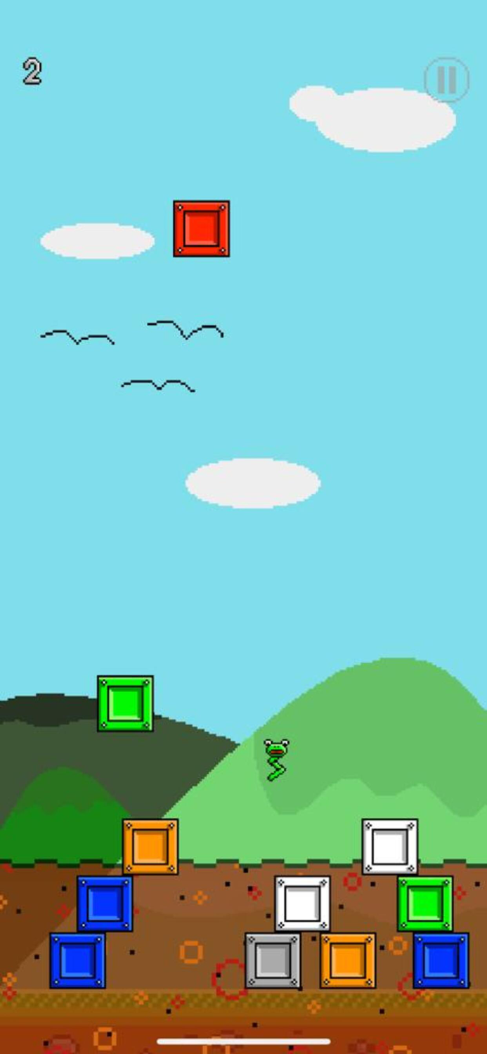 Jumpy Frog 8 bit