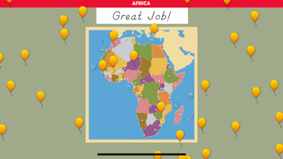 Africa - Montessori Geography Screenshot