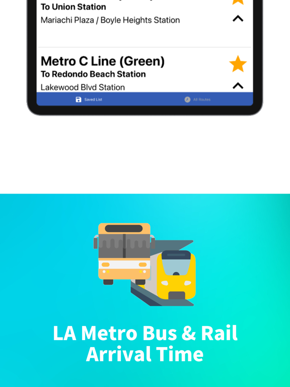 Los Angeles Metro Bus & Rail iPad screenshot 4 - Travel app