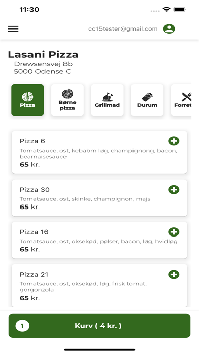 Lasani Pizza - Fredericia Screenshot