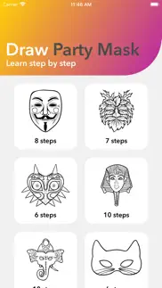 how to draw superhero mask iphone screenshot 2