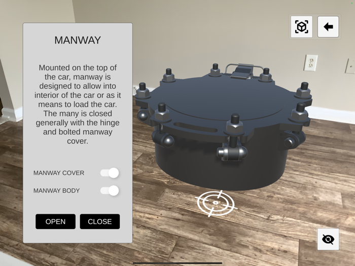 TRANSCAER AR Model Viewer