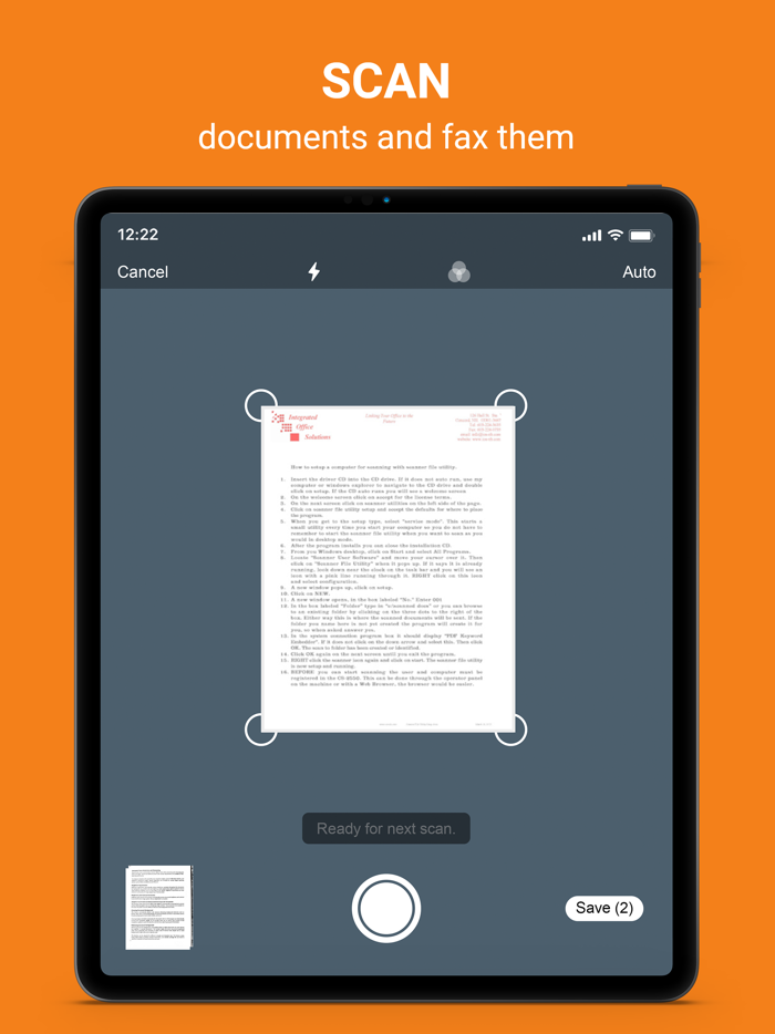 FAX App  send fax from iPhone