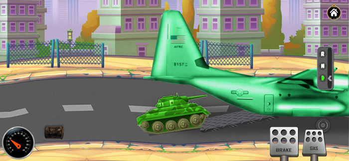 Army Vehicle Transporter Truck