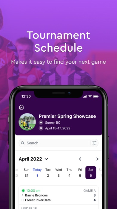 Premier Events Screenshot