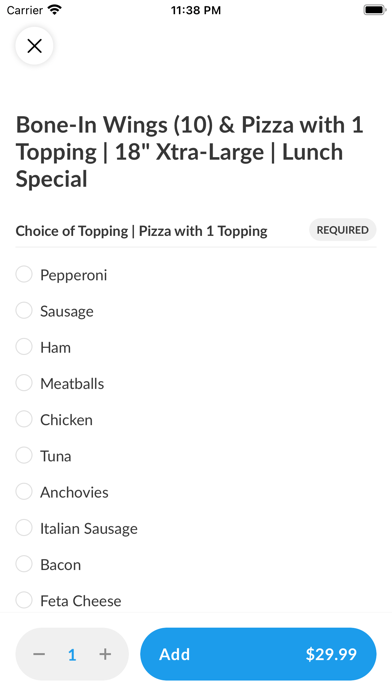 Sal's NY Slice Pizzeria Screenshot