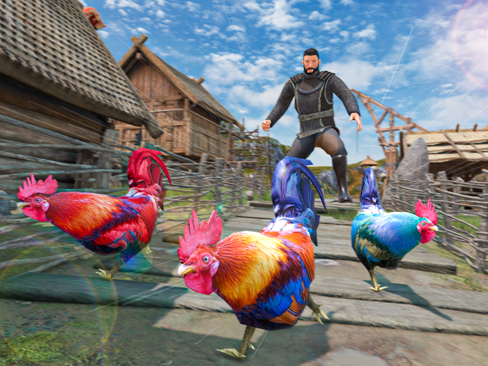 Wild Rooster Chicken Simulator