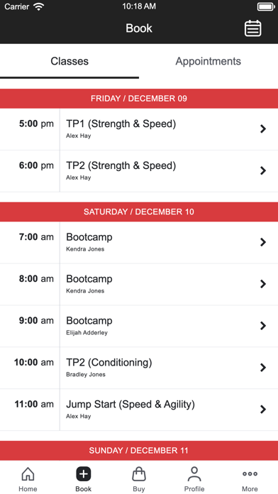 Fifth Quarter Athletics Screenshot