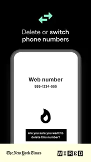 How to cancel & delete burner: second phone number 3