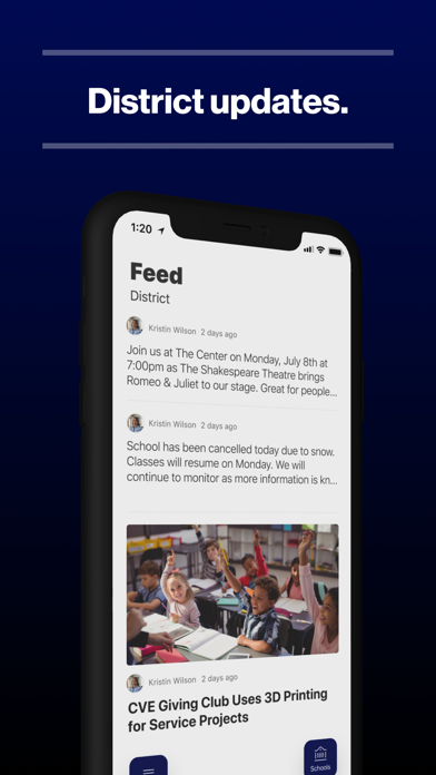 Hanson School District Screenshot
