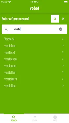 Game screenshot vobot German vocab trainer apk