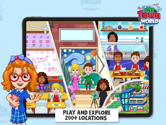 My Town World: Doll House Life iPad app afbeelding 5