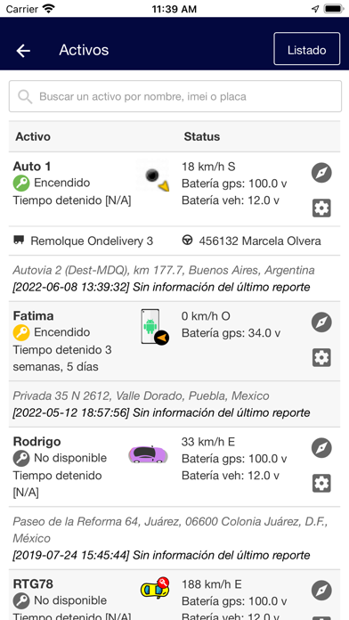 Machala GPS Monitoreo Screenshot