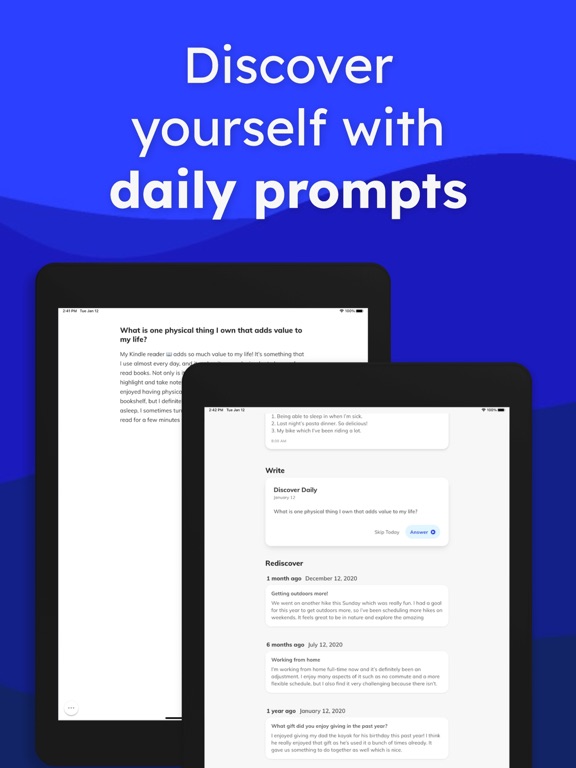 Clearful - Journal & Diary iPad screenshot 7 - Health & Fitness app