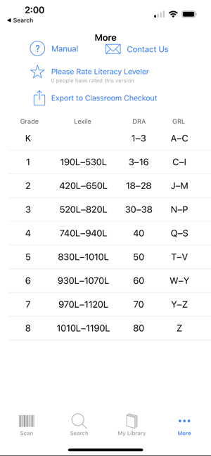 ‎Literacy Leveler Screenshot
