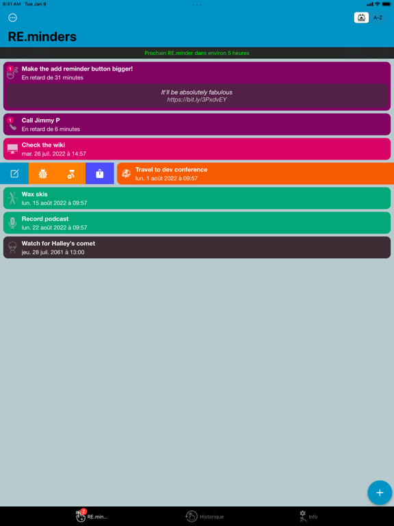 Screenshot #4 pour RE.minder PRO+