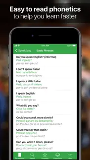 speakeasy italian phrasebook iphone screenshot 2
