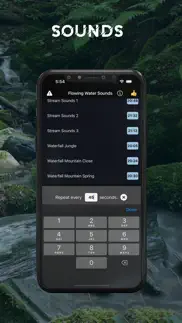 flowing water sounds for sleep iphone screenshot 3