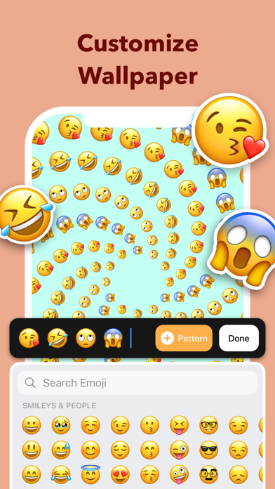 Emoji壁紙：高画質ホーム画面デザインのおすすめ画像1
