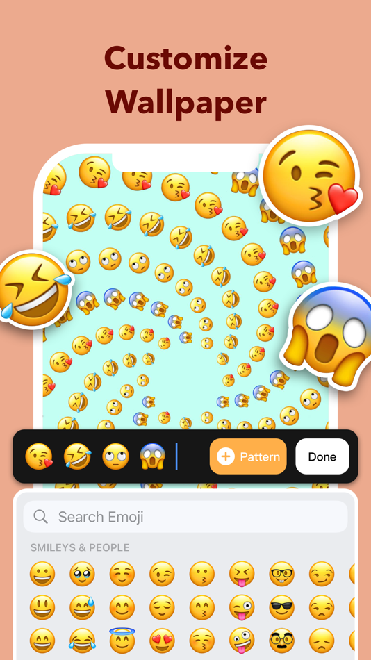 #1. Emoji Wallpapers Maker (iOS) 게시자: Pinso, Inc.