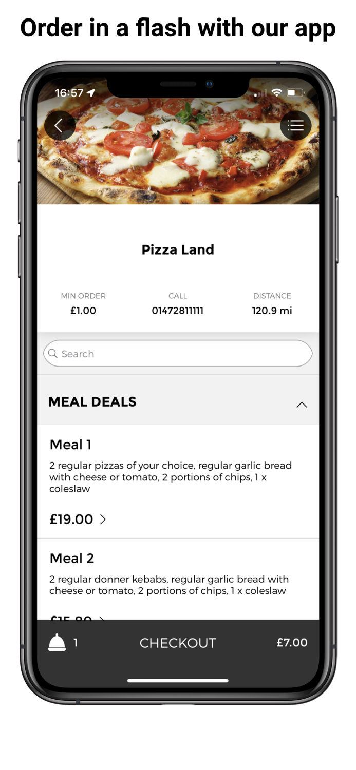 Pizza Land Restaurant App