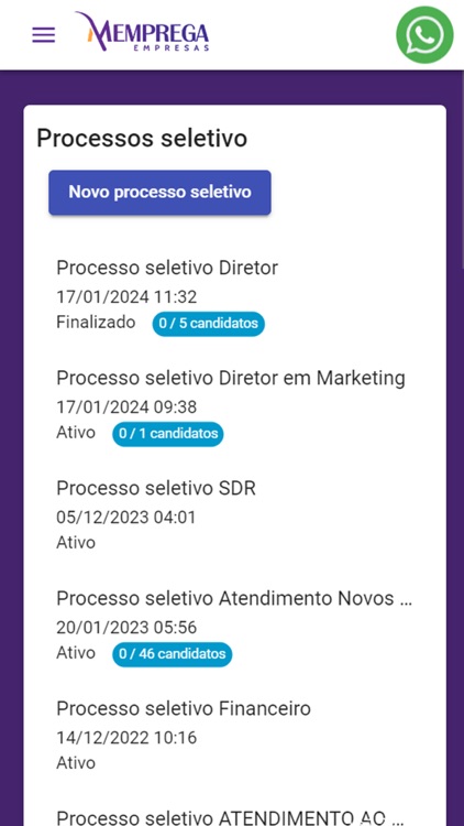 Memprega | Candidato screenshot-4