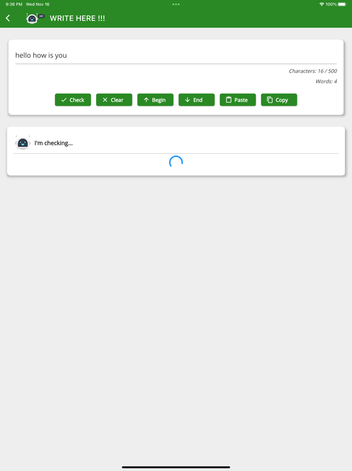E-Writing  AI Grammar Checker
