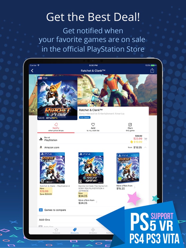 PS Deals on the App Store