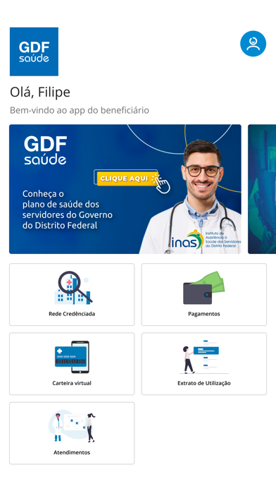 GDF Saúde Screenshot