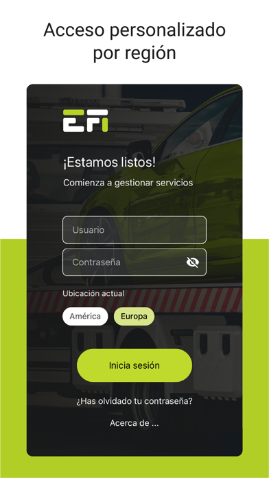 Screenshot #1 pour EFI Tow