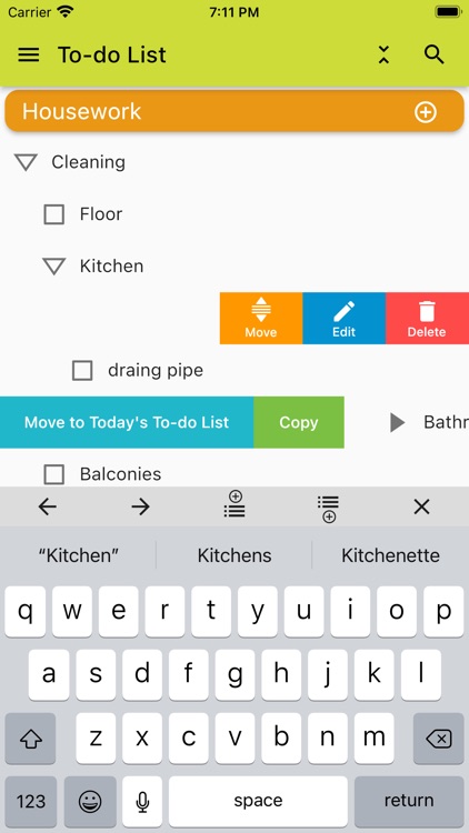 Hierarchical To-do List screenshot-4