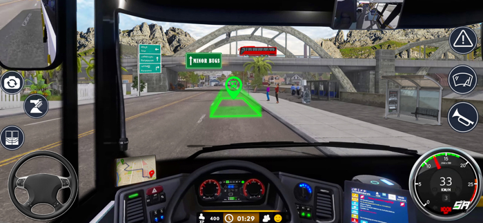 경찰 버스 시뮬레이터 게임 2023