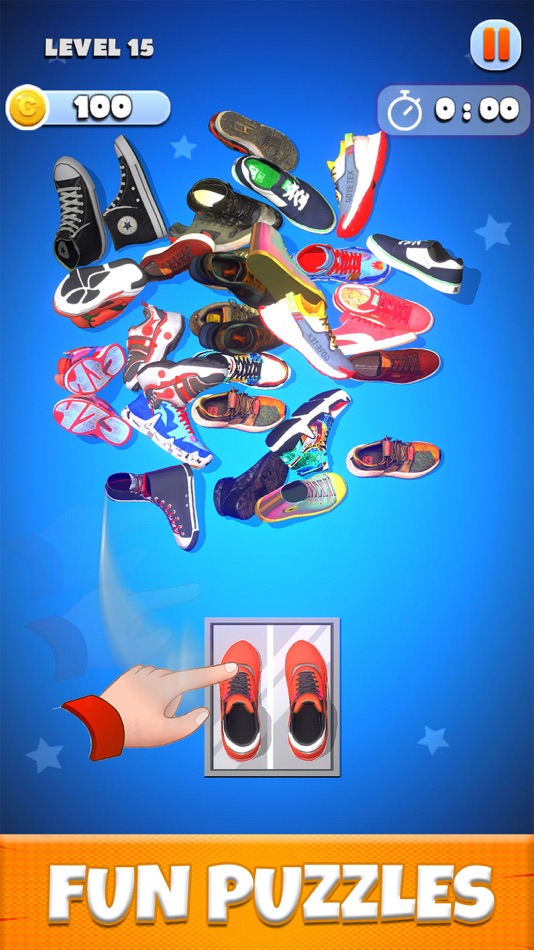 #1. Sneaker Sort Puzzle Game (iOS) 来自: Max Games Production
