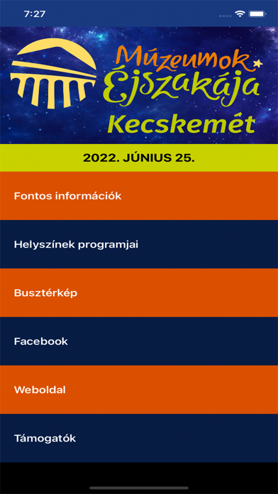 Múzeumok Éjszakája Kecskemét Screenshot